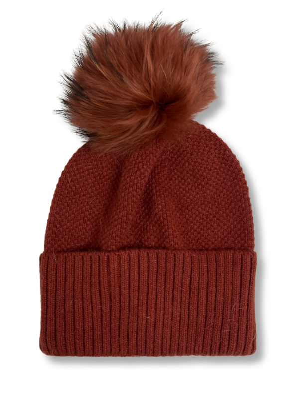 The Bella Fur Pom Hat