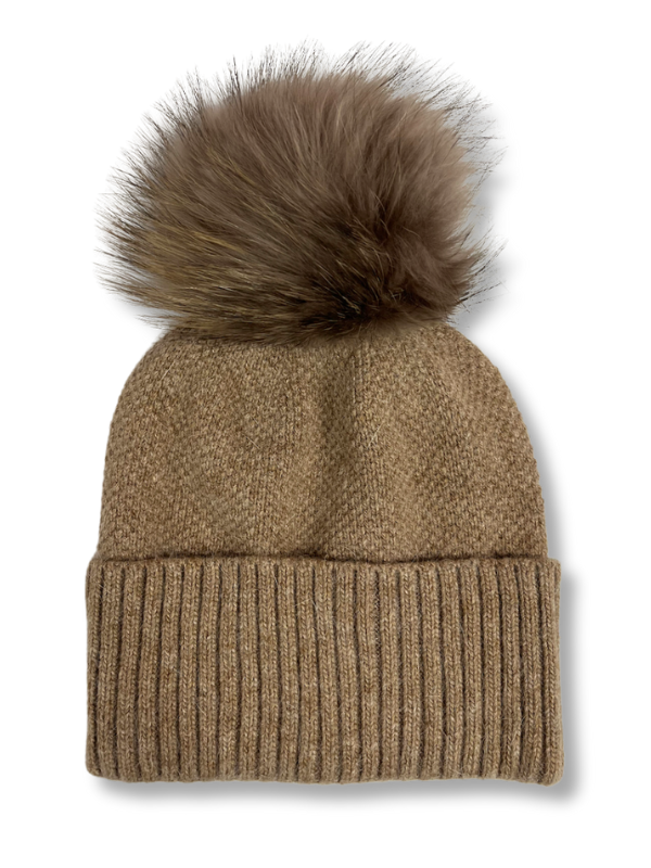 The Bella Fur Pom Hat